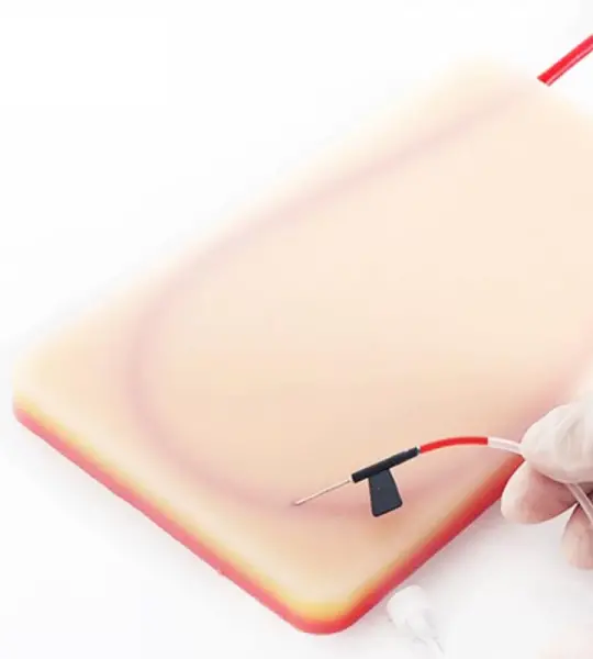 Advanced Vein Injection Practice Pad – Multi-Layer Skin & Realistic Fluid Flashback for Professional Training